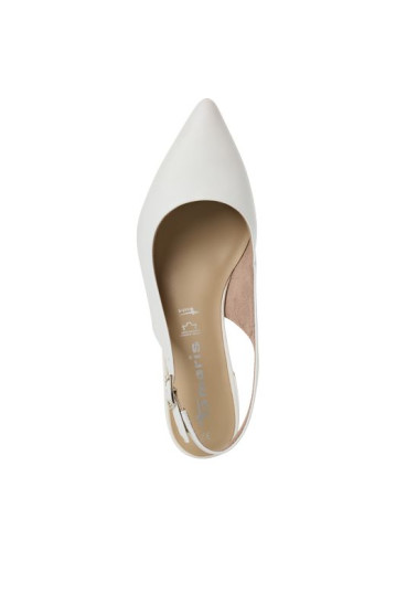 Слінгбеки жіночі Tamaris 1-29500-42 117 WHITE LEATHER