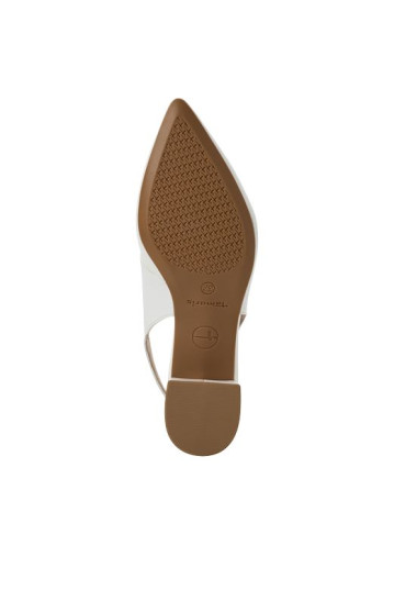 Слінгбеки жіночі Tamaris 1-29500-42 117 WHITE LEATHER