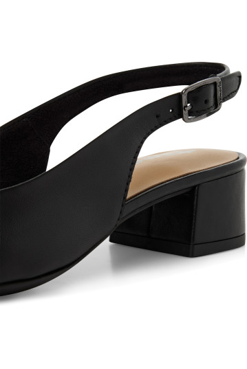 Слингбеки женские Tamaris 1-29500-42 003 BLACK LEATHER (2025)