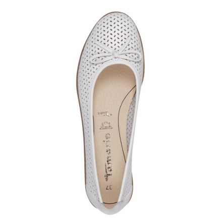 Балетки женские Tamaris 1-22121-42 117 WHITE LEATHER