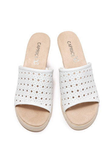 Сабо женские Caprice 9-27210-42 102 WHITE NAPPA
