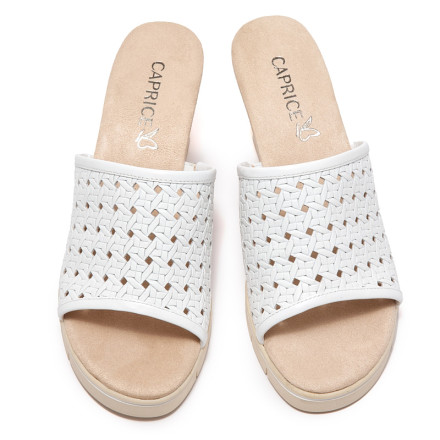 Сабо жіночі Caprice 9-27210-42 102 WHITE NAPPA