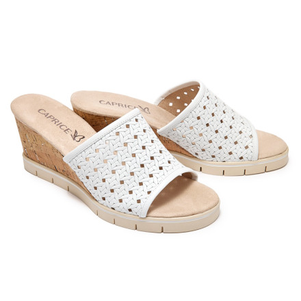 Сабо жіночі Caprice 9-27210-42 102 WHITE NAPPA