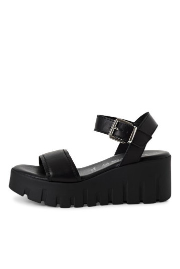 Босоніжки жіночі Tamaris 1-28712-42 003 BLACK LEATHER (2025)