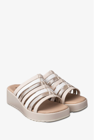 Сабо женские Caprice 9-27201-44 137 WHITE/LT GOLD