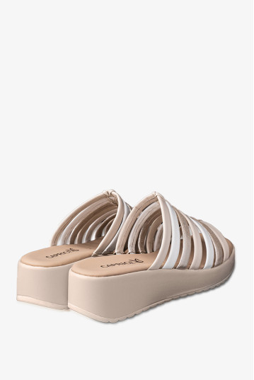 Сабо женские Caprice 9-27201-44 137 WHITE/LT GOLD