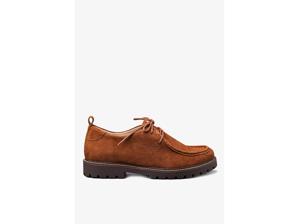 Дерби женские Caprice 9-23612-45 305 COGNAC SUEDE