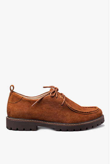 Дерби женские Caprice 9-23612-45 305 COGNAC SUEDE