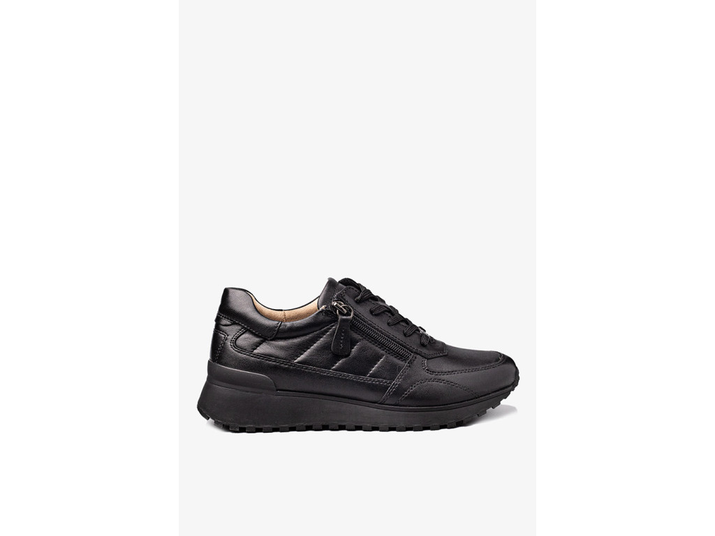 Комфортная кожанная обувь Caprice 9-23701-41 03F BLACK/BLK SOLE