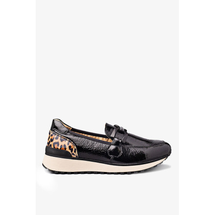 Лоферы женские Caprice 9-24700-43 017 BLACK NAPLAK