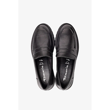Лоферы женские Tamaris 1-24300-45 003 BLACK LEATHER
