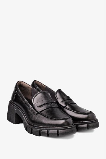 Лофери жіночі Tamaris 1-24439-41 003 BLACK LEATHER
