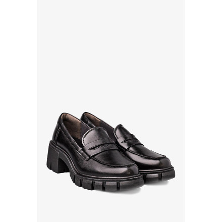 Лоферы женские Tamaris 1-24439-41 003 BLACK LEATHER