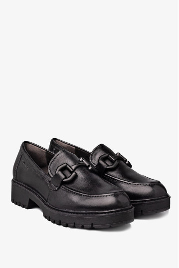 Лоферы женские Tamaris 1-24733-45 003 BLACK LEATHER