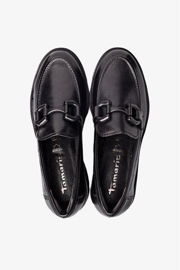 Лоферы женские Tamaris 1-24733-45 003 BLACK LEATHER