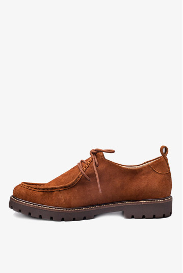 Дерби женские Caprice 9-23612-45 305 COGNAC SUEDE