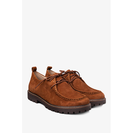 Дерби женские Caprice 9-23612-45 305 COGNAC SUEDE