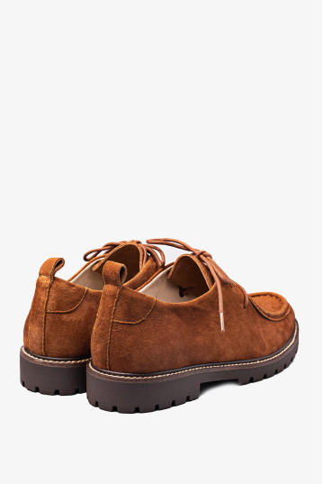 Дерби женские Caprice 9-23612-45 305 COGNAC SUEDE