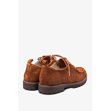 Дерби женские Caprice 9-23612-45 305 COGNAC SUEDE