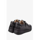 Комфортная кожанная обувь Caprice 9-23701-41 03F BLACK/BLK SOLE