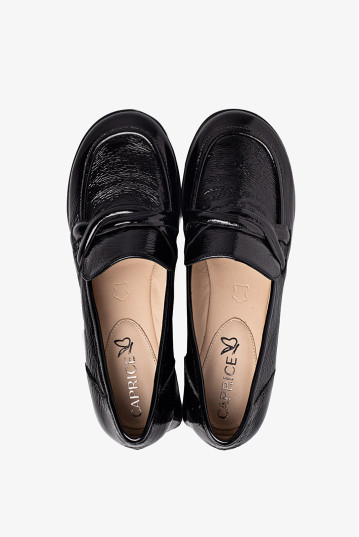 Лофери жіночі Caprice 9-24302-43 017 BLACK NAPLAK