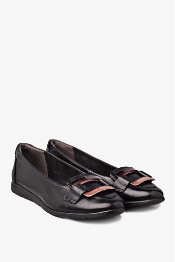 Балетки женские Tamaris 1-22170-45 003 BLACK LEATHER