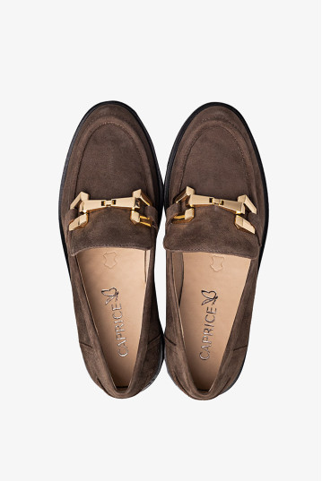 Лоферы женские Caprice 9-24200-41 238 GREY SUEDE 2024-2025