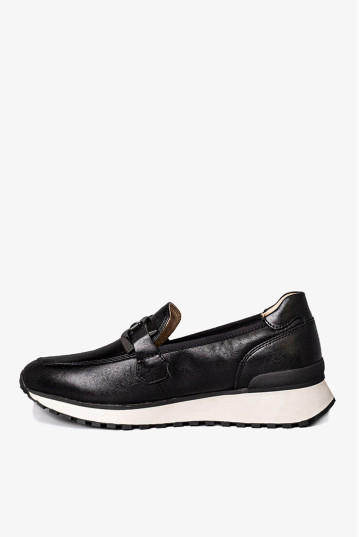Лофери жіночі Caprice 9-24700-43 022 BLACK NAPPA