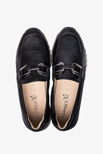 Лофери жіночі Caprice 9-24700-43 022 BLACK NAPPA