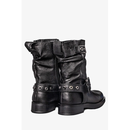 Ботинки женские Tamaris 1-25472-45 003 BLACK LEATHER Ботинки женские Tamaris 1-25472-45 003 BLACK LEATHER