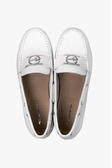 Мокасини жіночі Tamaris 1-24630-44 117 WHITE LEATHER (2026)