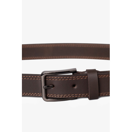 Ремень мужской Welfare L06-125S 35 BROWN