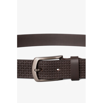 Ремень мужской Welfare L08-115S 35 D.BROWN