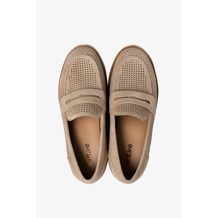 Лоферы женские Welfare 481654151/BEIGE/52