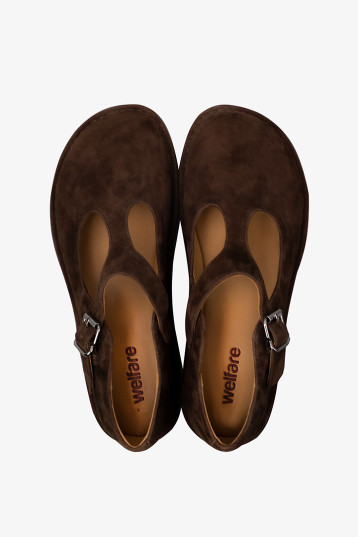 Балетки жіночі Welfare 334221241/BROWN/52