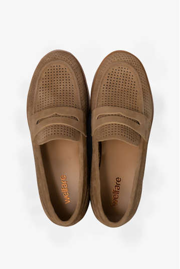 Лоферы женские Welfare 481654151/L.BRN/52