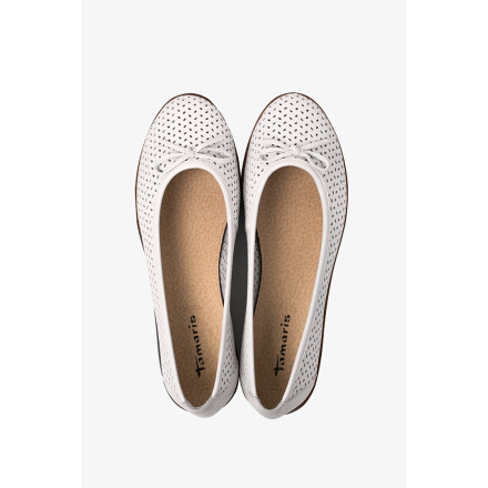Балетки женские Tamaris 1-22121-42 117 WHITE LEATHER (2026)