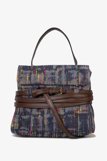 Сумка женская Welfare 7916 BROWN/BLUE