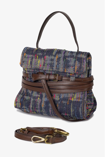 Сумка женская Welfare 7916 BROWN/BLUE