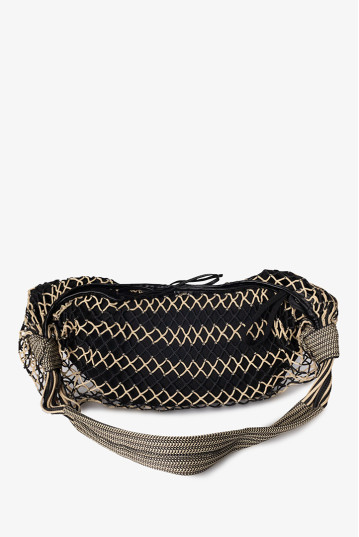 Жіноча сумка Welfare 86169 BLACK/BEIGE