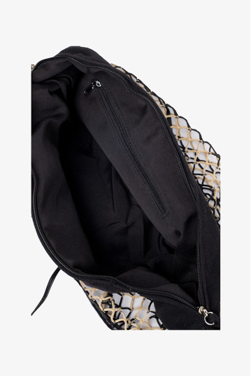 Жіноча сумка Welfare 86169 BLACK/BEIGE