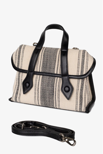 Сумка женская Welfare 8906 BEIGE/BLACK