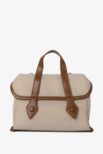 Сумка женская Welfare 8906 BEIGE/BROWN