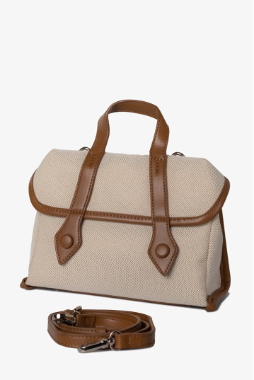 Жіноча сумка Welfare 8906 BEIGE/BROWN