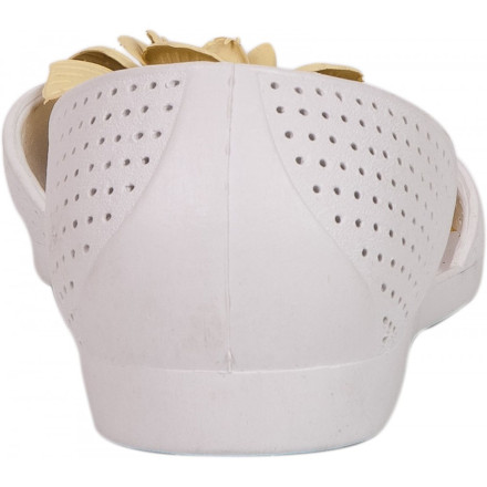 Балетки жіночі Valex 5002 бел /желт цветок ВЛ2016