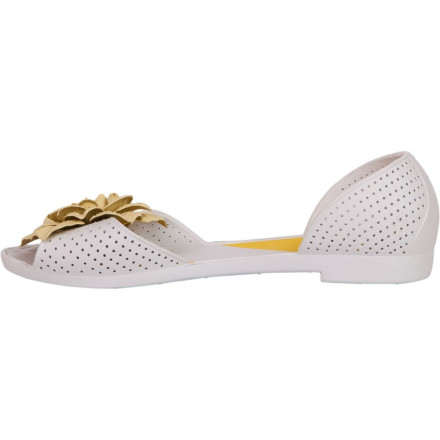 Балетки жіночі Valex 5002 бел /желт цветок ВЛ2016