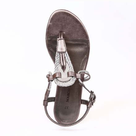 Босоноіжки жіночі Marco Tozzi 2/2-28109/24 915 PEWTER