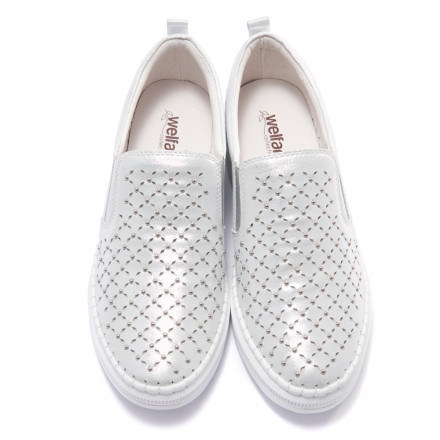 Мокасіни жіночі Welfare 630021111/SILVER/36