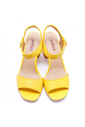 Босоножки женские Welfare 680016111/YELLOW/36