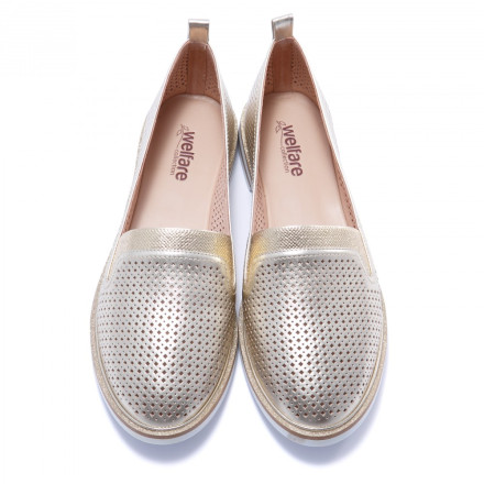 Мокасіни жіночі Welfare 300254111/GOLD/36